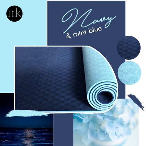 Thảm Yoga 2 màu - Mút Xốp Vững Phát - Công Ty TNHH TM DV SX Vững Phát